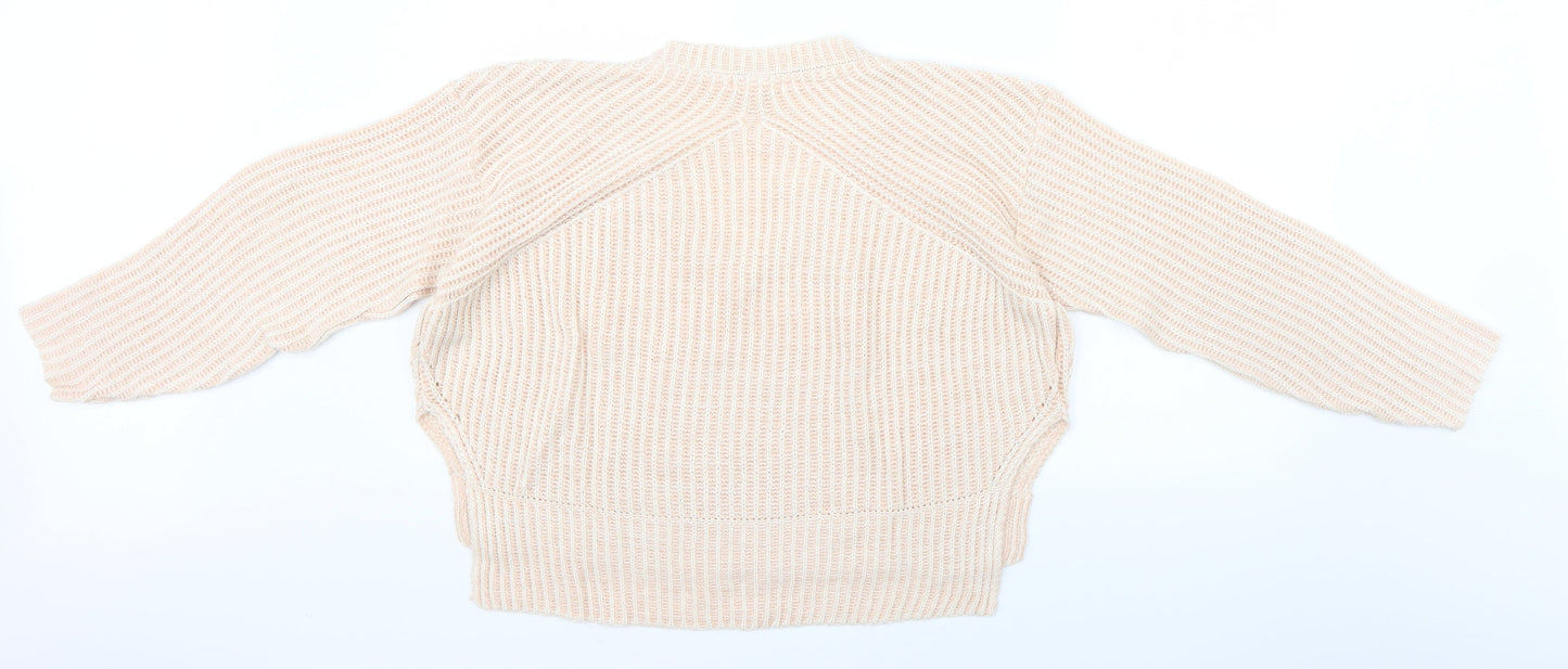 Womens UK Size XS Topshop Pink Pullover Jumper