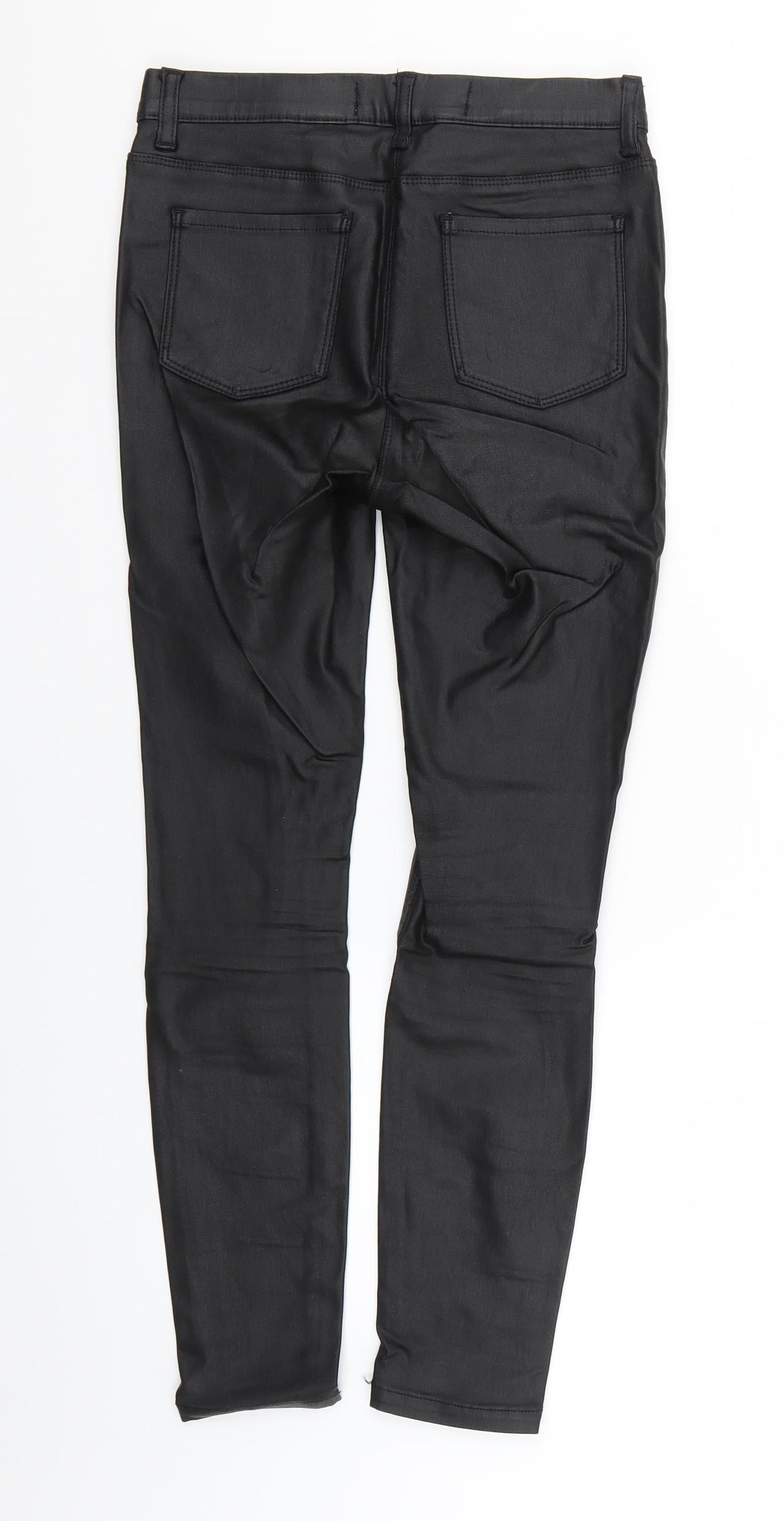 Womens UK Size 8 NEXT Regular Fit Jegging Black Trousers