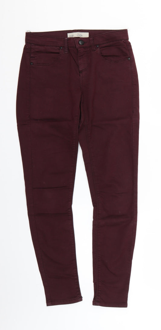 Mens UK Size 26 Topshop Slim Fit Skinny Purple Jeans