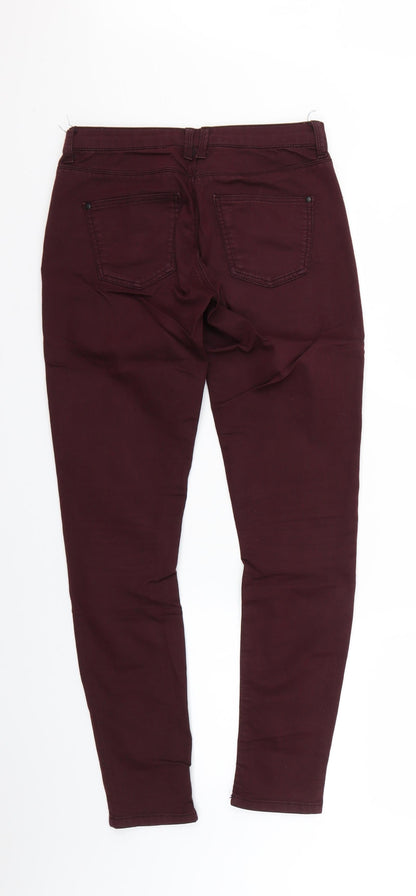 Mens UK Size 26 Topshop Slim Fit Skinny Purple Jeans