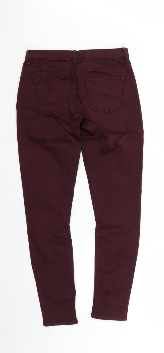 Mens UK Size 26 Topshop Slim Fit Skinny Purple Jeans