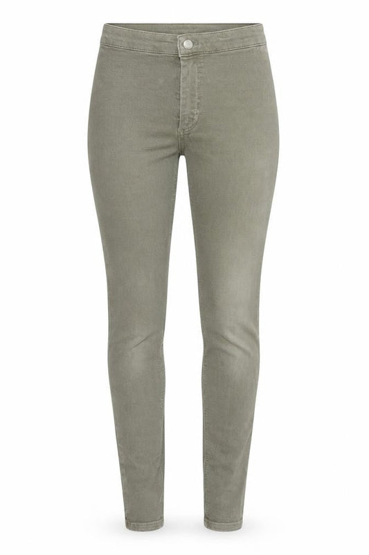 Womens UK Size 26 Topshop Regular Fit Jegging Green Trousers