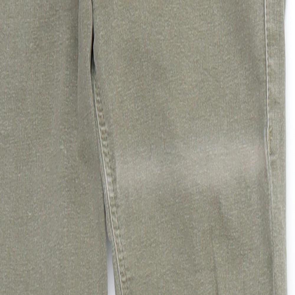 Womens UK Size 26 Topshop Regular Fit Jegging Green Trousers