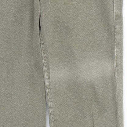 Womens UK Size 26 Topshop Regular Fit Jegging Green Trousers