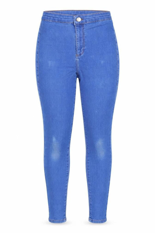 Womens UK Size 26 Topshop Regular Fit Jegging Blue Trousers