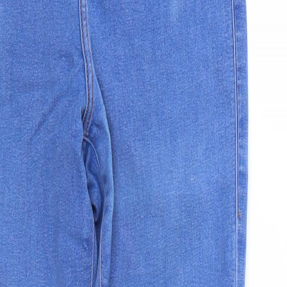 Topshop Womens Blue   Jegging Trousers Size 26 L26 in