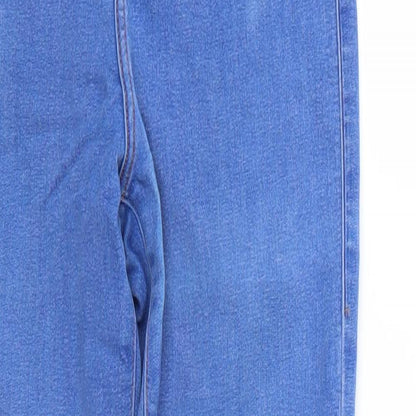 Topshop Womens Blue   Jegging Trousers Size 26 L26 in