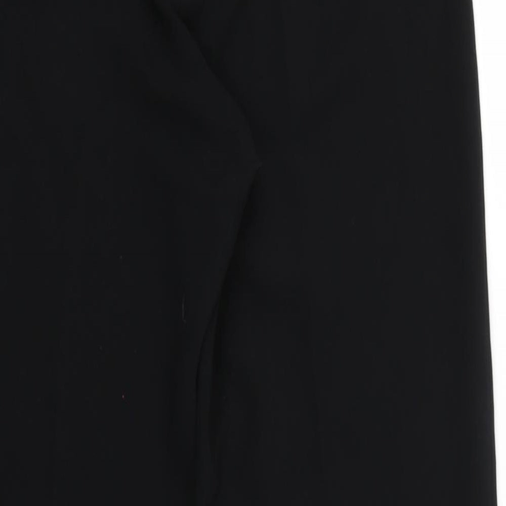 Womens UK Size 12 Principles Regular Fit Chino Black Trousers