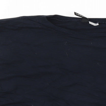 H&M Mens Multicoloured Striped  Pullover Jumper Size L