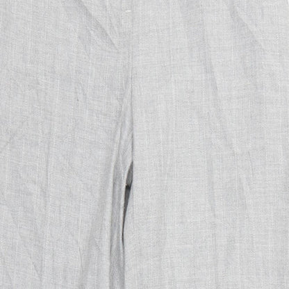 Womens UK Size 10 Preworn Regular Fit  Grey Trousers