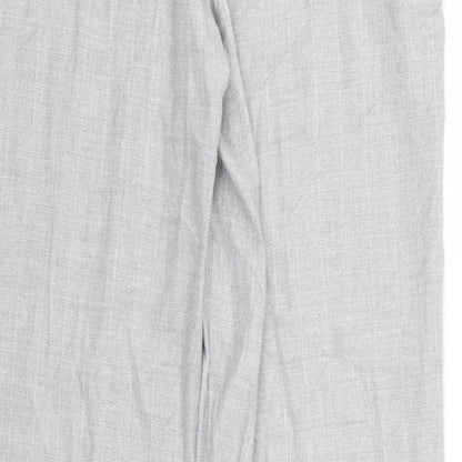 Womens UK Size 10 Preworn Regular Fit  Grey Trousers