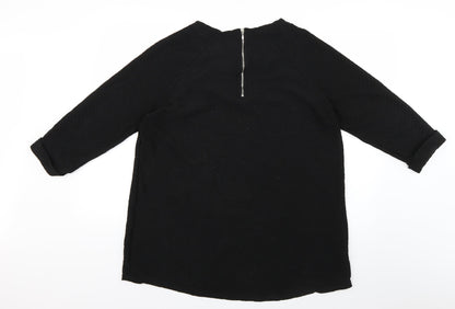 Papaya Womens Black   Basic Blouse Size 18