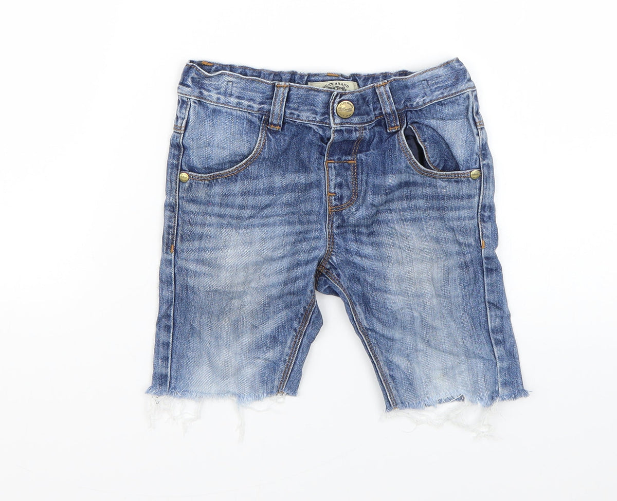 Next Boys Blue   Chino Shorts Size 3-4 Years