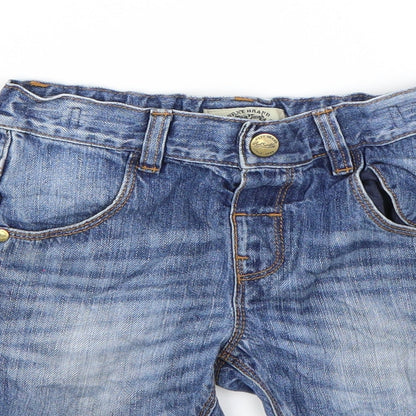 Next Boys Blue   Chino Shorts Size 3-4 Years