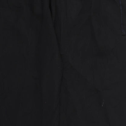 Womens UK Size 16 Preworn Regular Fit  Black Trousers