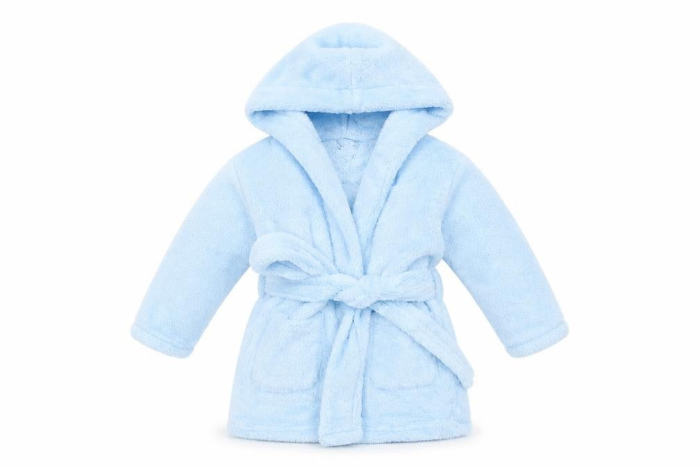Earlydays Baby Blue Colourblock  Babydoll Gown Size 12-18 Months