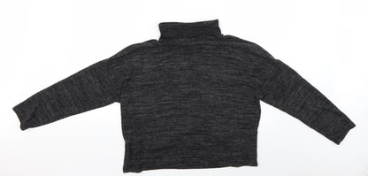 Womens UK Size L H&M Grey Basic Blouse