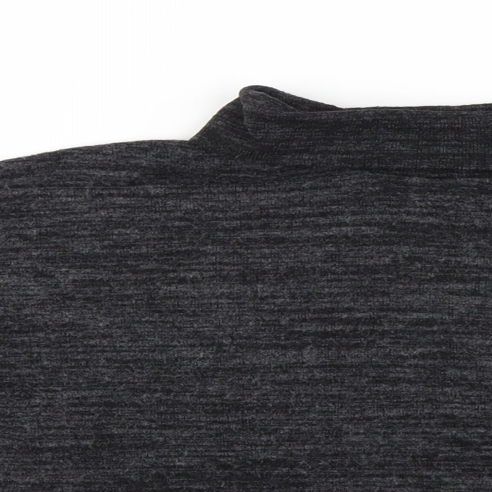 Womens UK Size L H&M Grey Basic Blouse