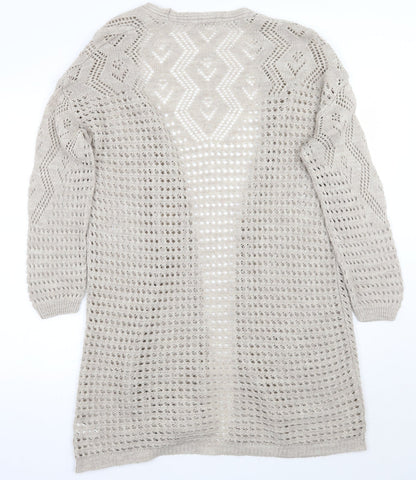 TU Womens Beige   Cardigan Jumper Size M