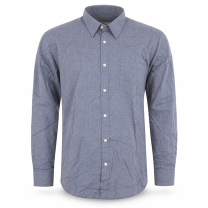 Mens UK Size 16 TU Grey  Button-Up Long Sleeve Casual Shirt