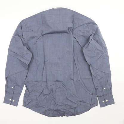 TU Mens Grey    Button-Up Size 16