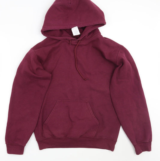 Gildan Womens Purple   Pullover Hoodie Size S