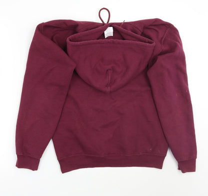 Gildan Womens Purple   Pullover Hoodie Size S