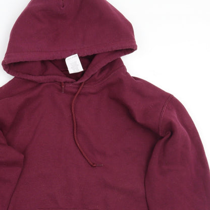Gildan Womens Purple   Pullover Hoodie Size S