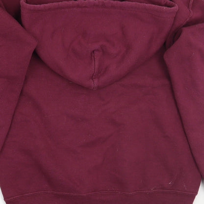 Gildan Womens Purple   Pullover Hoodie Size S