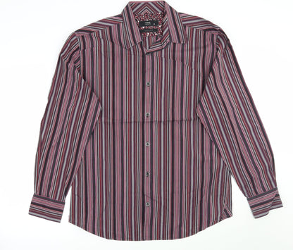 Mens UK Size M NEXT Black  Button-Up Long Sleeve Casual Shirt