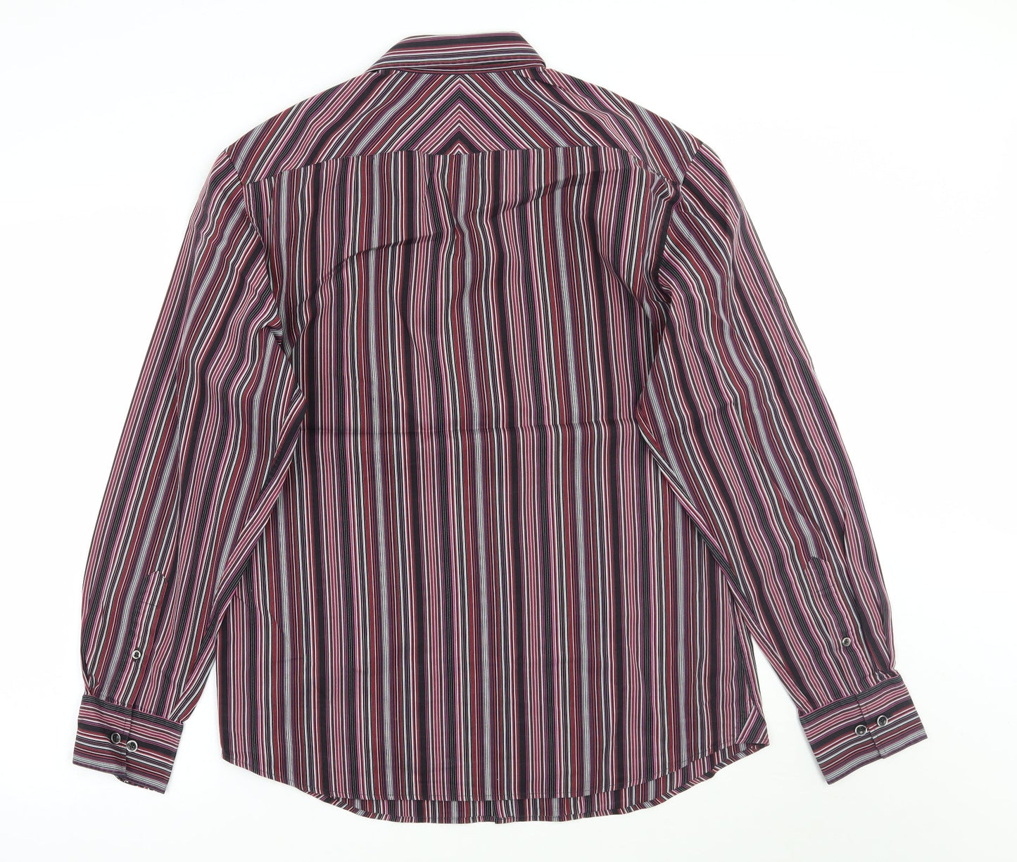 Mens UK Size M NEXT Black  Button-Up Long Sleeve Casual Shirt