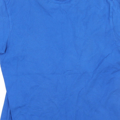 Mens UK Size S adidas Blue  T-Shirt