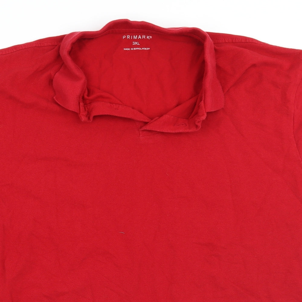 Primark Mens Red    Polo Size 3XL