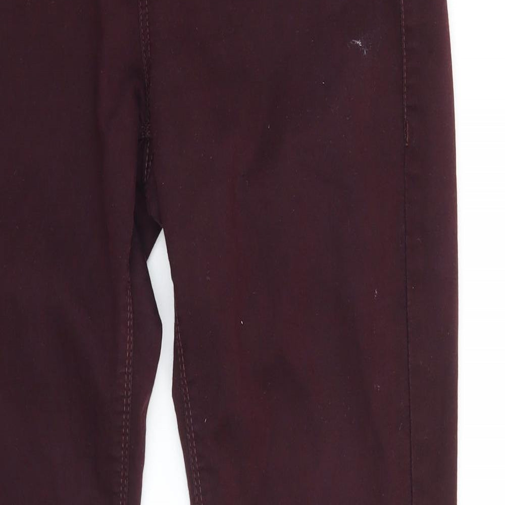 Topshop Womens Purple   Skinny Jeans Size 30 L28 in