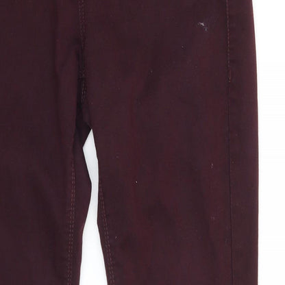 Topshop Womens Purple   Skinny Jeans Size 30 L28 in