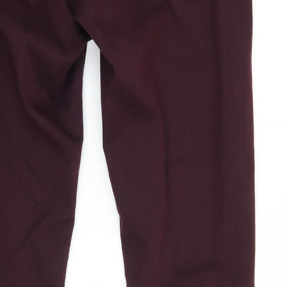 Topshop Womens Purple   Skinny Jeans Size 30 L28 in