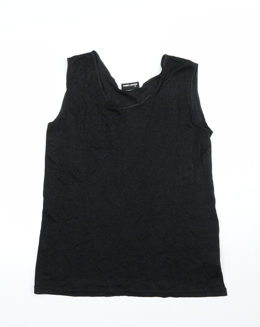 Womens UK Size 16 Gerry Weber Black Basic Tank