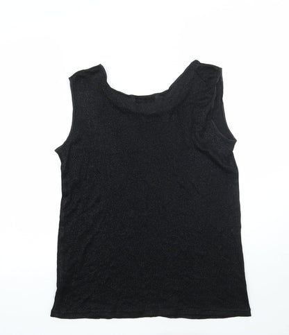Womens UK Size 16 Gerry Weber Black Basic Tank