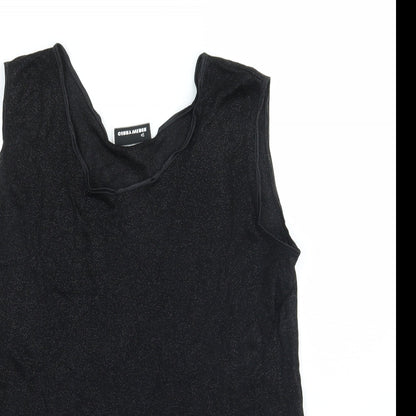Womens UK Size 16 Gerry Weber Black Basic Tank