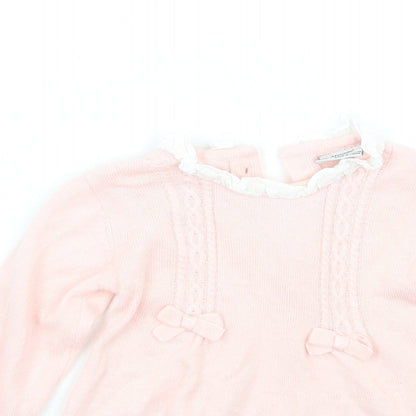 Mayoral Girls Pink   A-Line  Size 12 Months