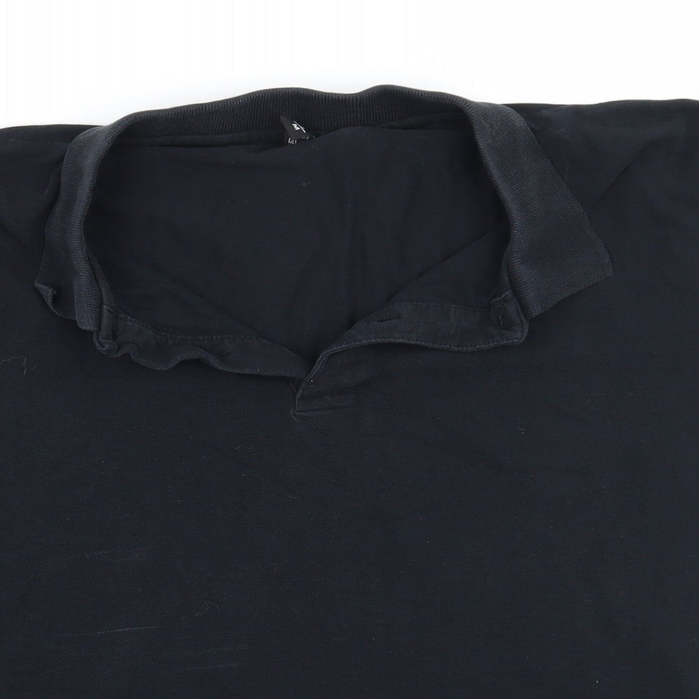 Donnay Mens Black    Polo Size M