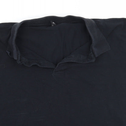 Donnay Mens Black    Polo Size M