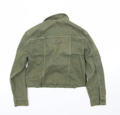 Candy Couture Girls Green   Jacket Coat Size 9 Years