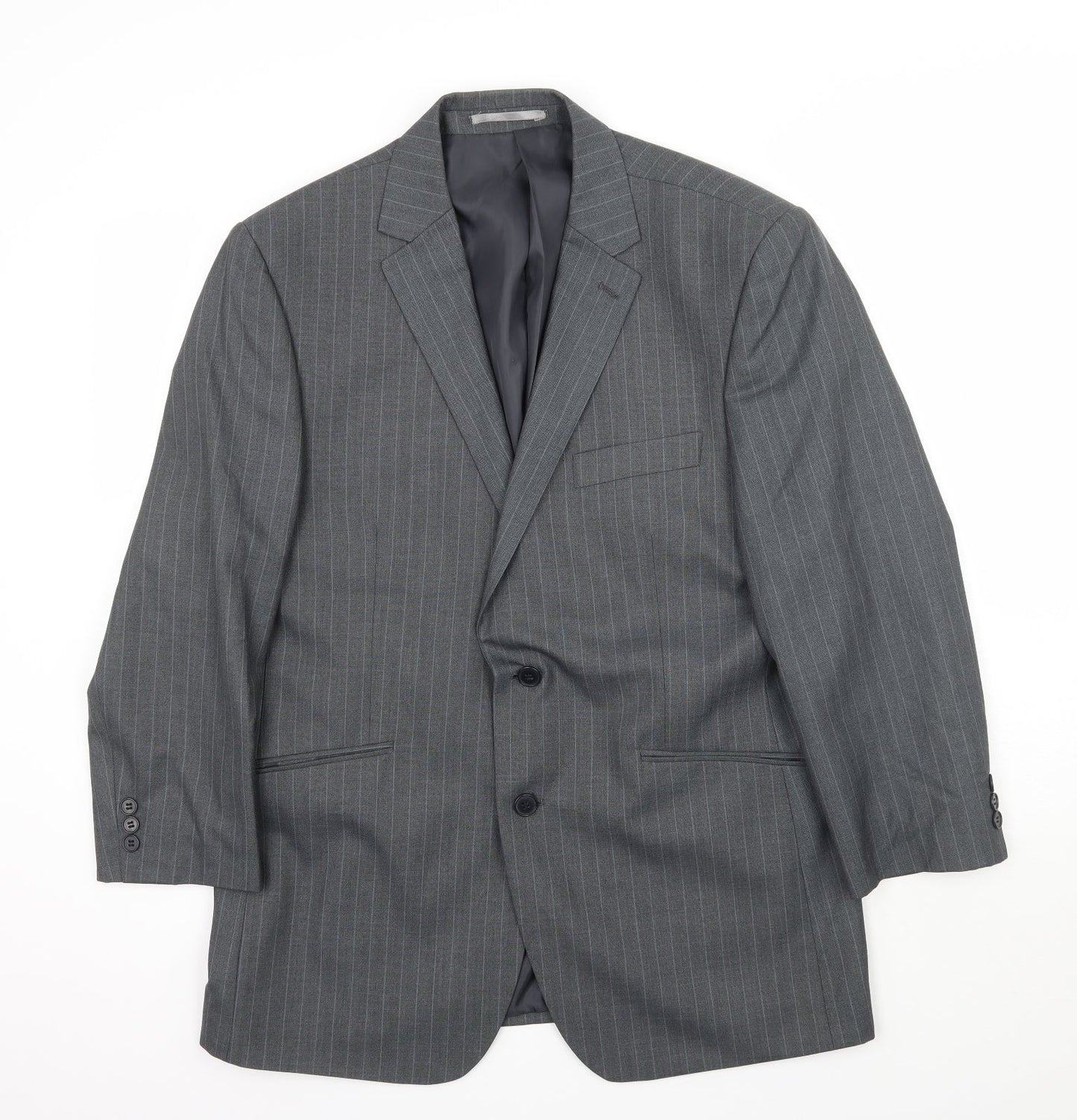Mens UK Size 42 Burton Regular Grey Suit Jacket