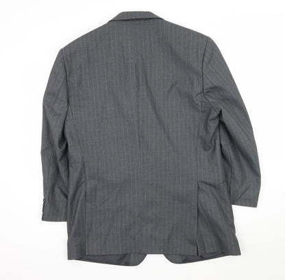 Mens UK Size 42 Burton Regular Grey Suit Jacket