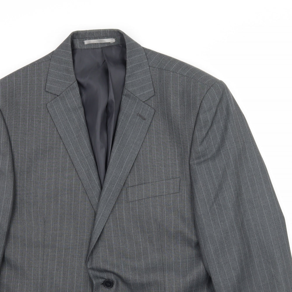 Mens UK Size 42 Burton Regular Grey Suit Jacket
