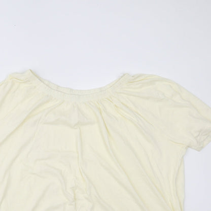 Womens UK Size XL BPC Yellow Basic Blouse