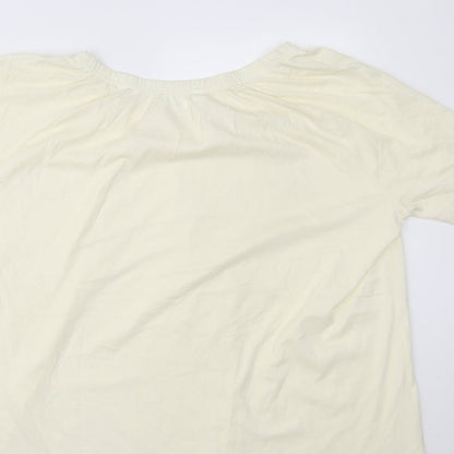 Womens UK Size XL BPC Yellow Basic Blouse