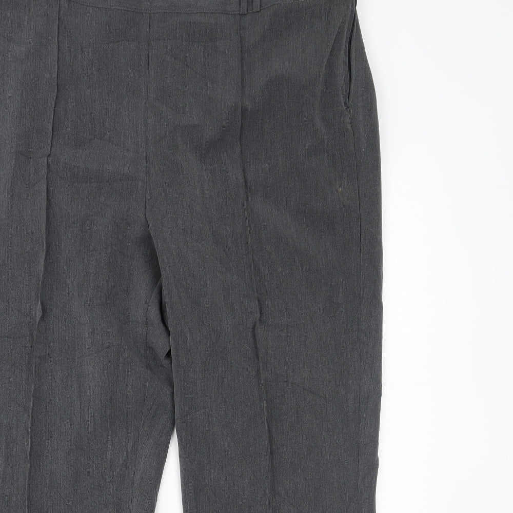 Womens UK Size 22 BM Regular Fit  Grey Trousers