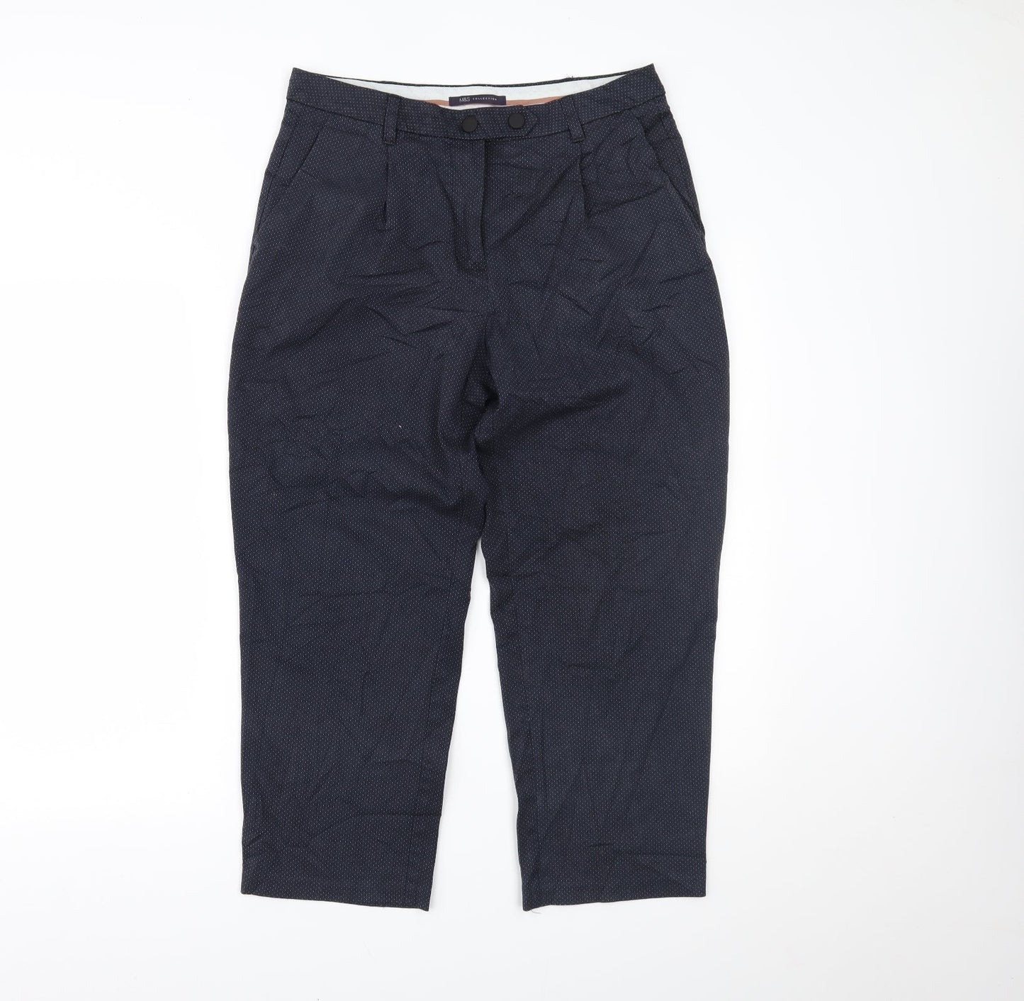 Womens UK Size 12 Marks and Spencer Regular Fit Sweatpants Blue Trousers